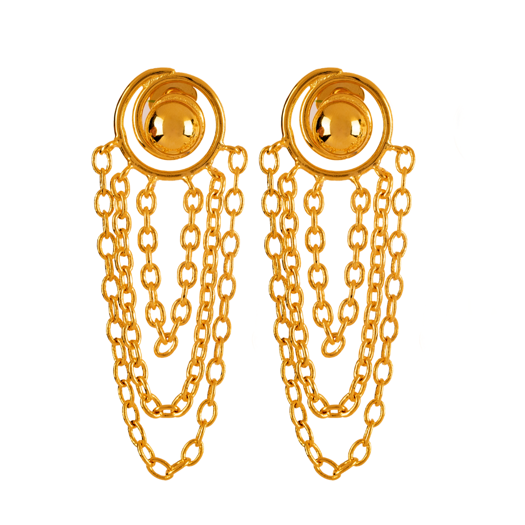 Big chain earrings