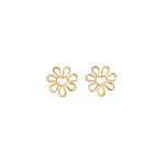 Tiny Xray Flower Earrings