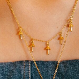 Multi Charm Mini Heart Necklace