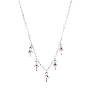 Multi Charm Mini Heart Necklace
