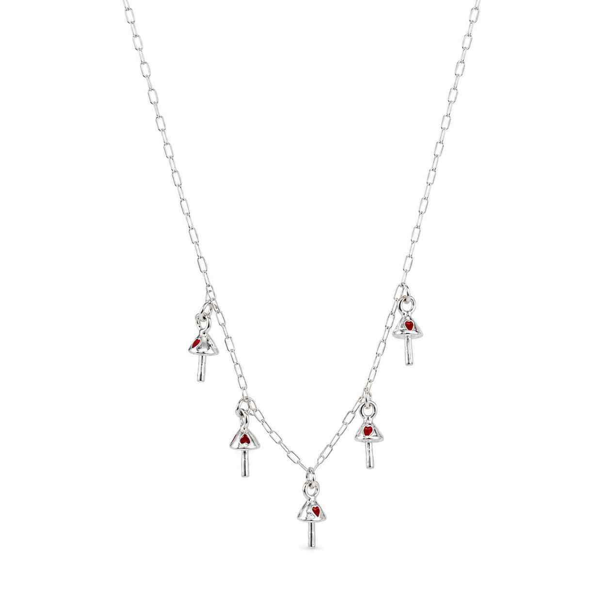 Multi Charm Mini Heart Necklace