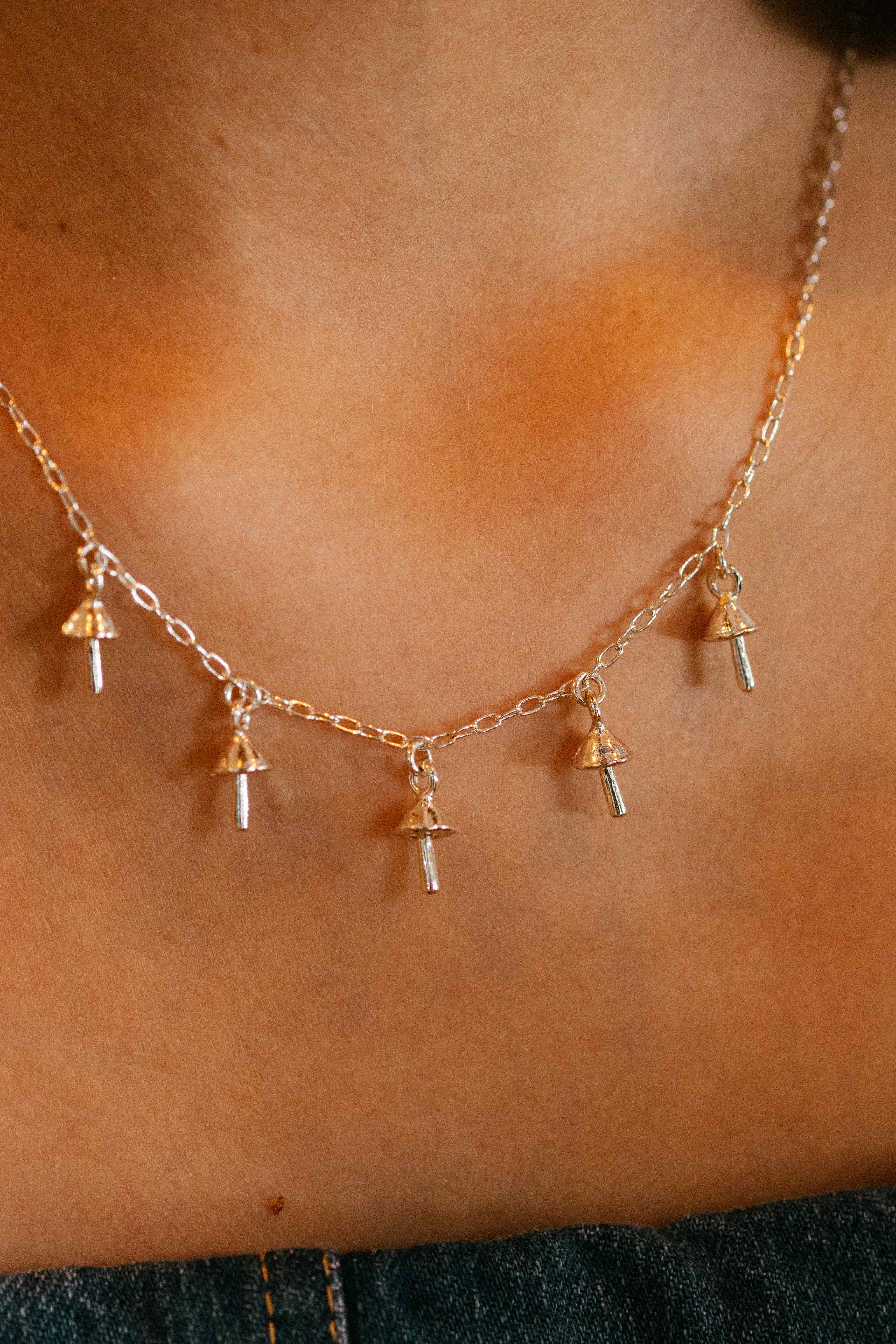 Multi Charm Mini Heart Necklace - Image 3
